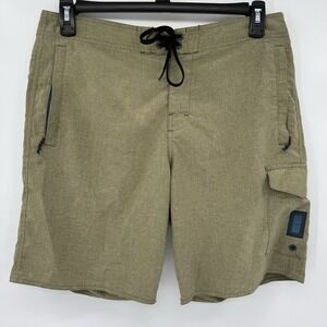 Depactus Board Shorts Mens 34 Bathing Suit Green Swim Trunks Beach Shorts